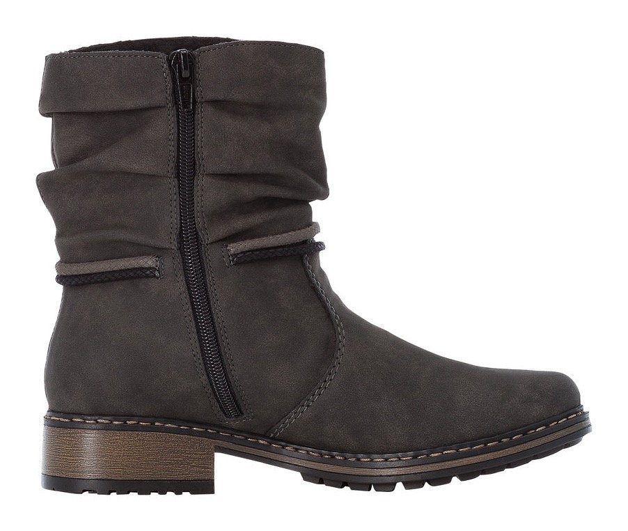 Rieker Winterstiefelette mit Zierbänder am slouchy Schaft