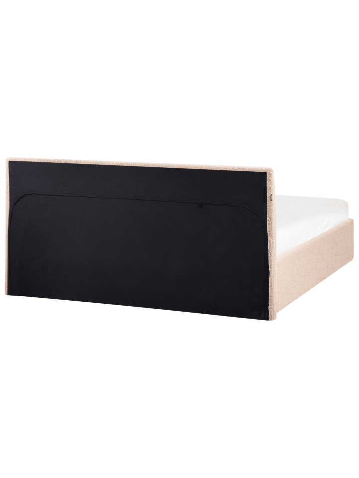 Beliani Doppelbett ORBEY in Beige - (W) 157 x (H) 88 x (L) 212 cm günstig kaufen onesize