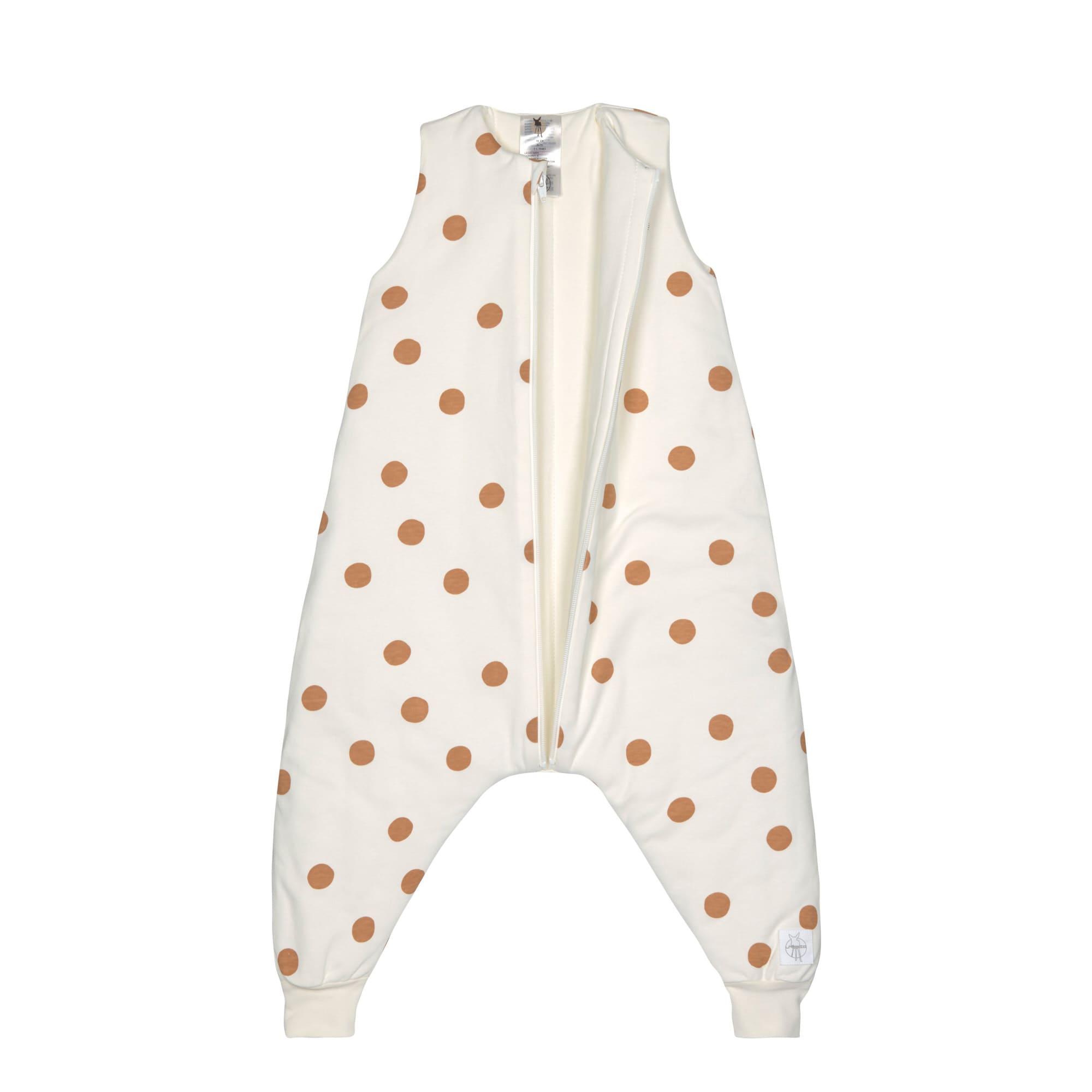 Kinder Schlafoverall 2,5 TOG, Big Dots, Milky