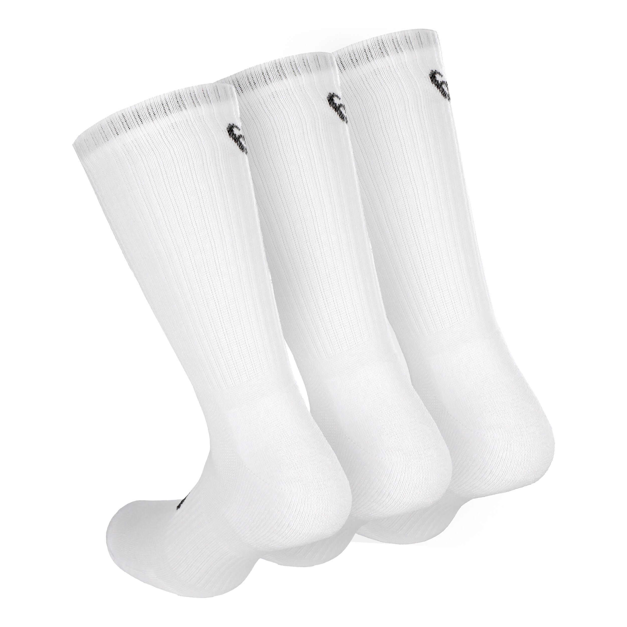 Crew Sportsocken 3er Pack - Weiß, Schwarz