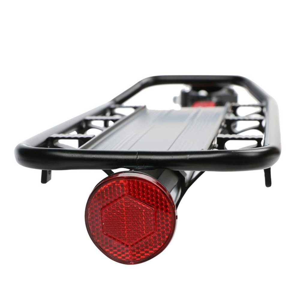 Tidyard Fahrrad-Gepäckträger 3in1 Gepäckträger,Mit Elastische Schnur + Reflektor,53 * 14 cm, Mit Montagezubehör