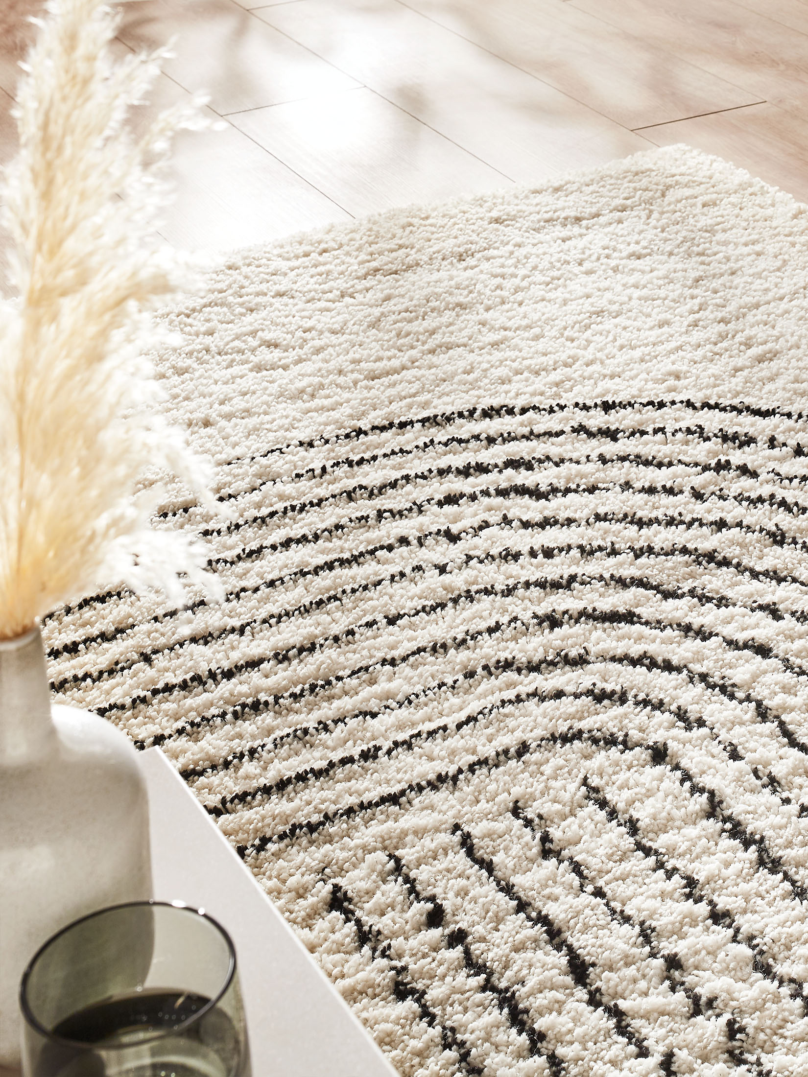 Venja Moderner Teppich, Ivory