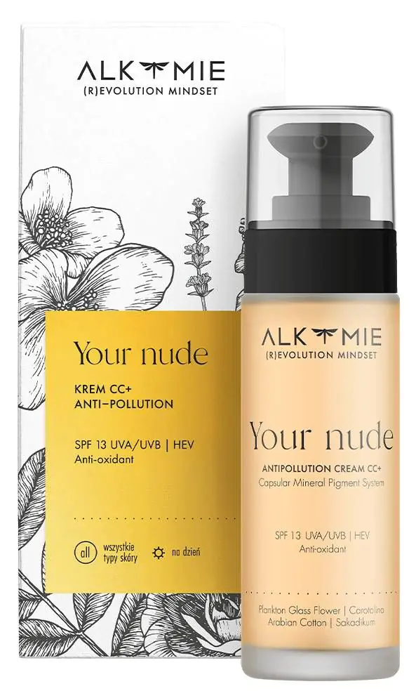 „Alkmie Your Nude“ CC+ kremas, vidutinio dydžio
