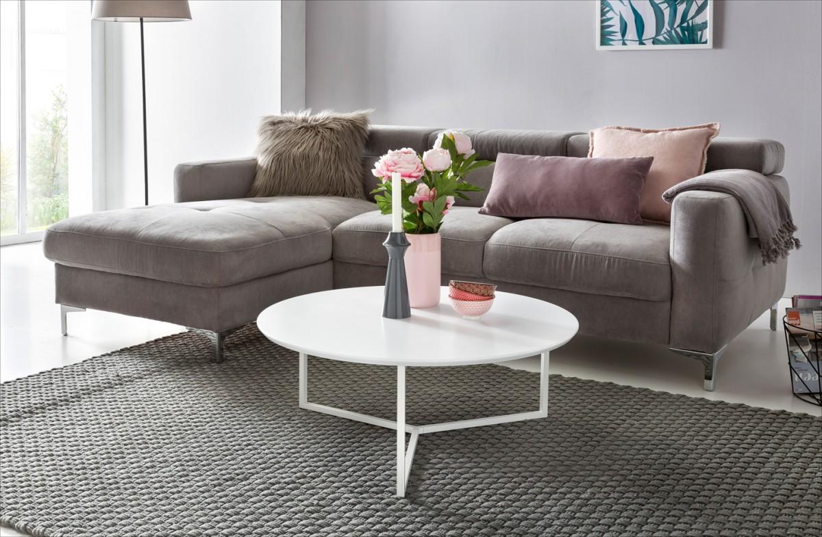 Wohnling Design Couchtisch Holz Weiß/Matt