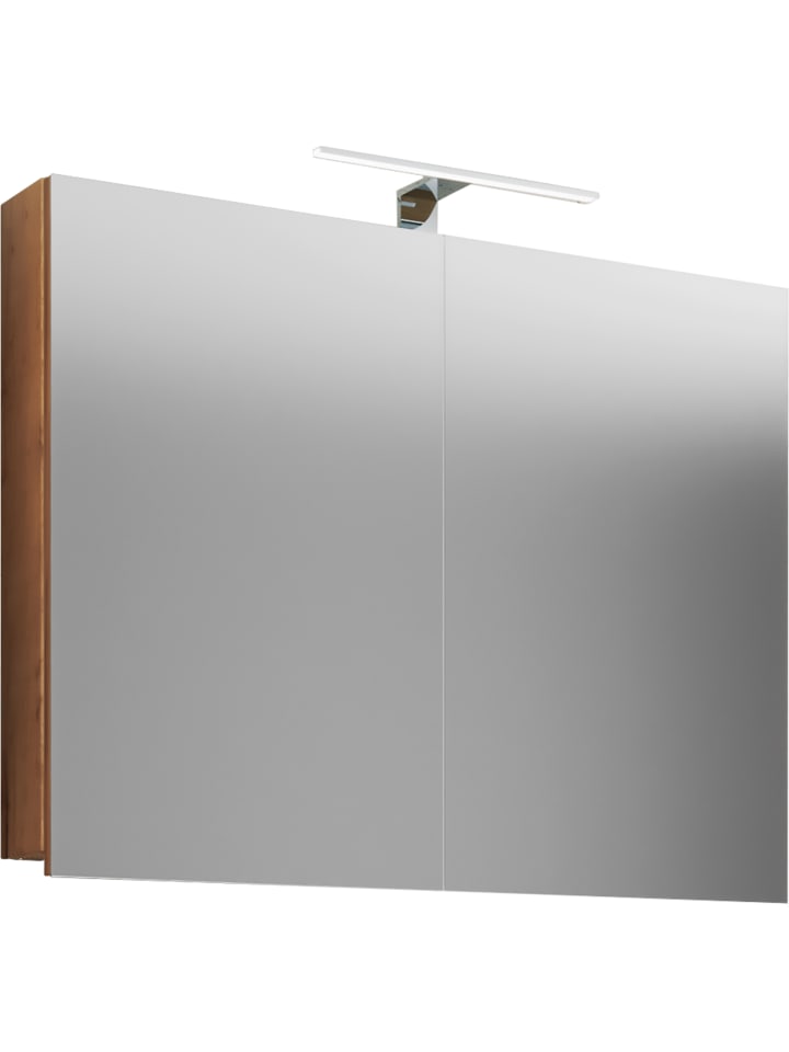 VCM  Holz Badmöbel Spiegelschrank Spiegel Badinos 80 cm in Honig-Eiche günstig kaufen onesize