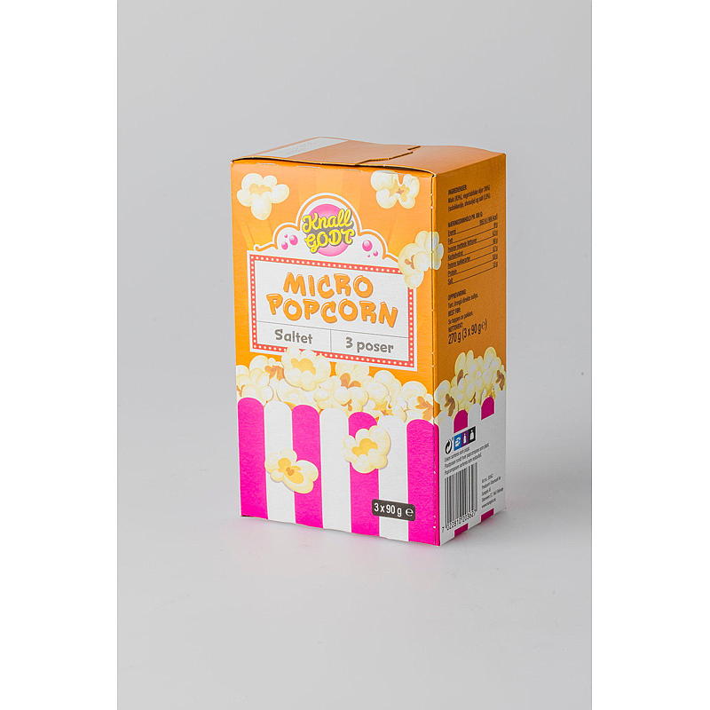KnallGodt Micropopcorn 3-pk Knallgodt