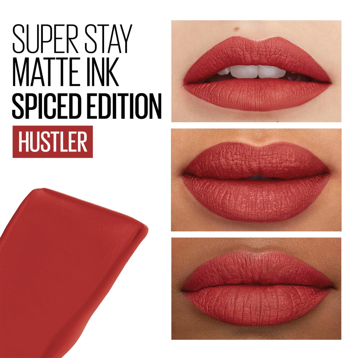 Lippenstift Super Stay Matte Ink Spiced Up 335 Hustler, 5 ml