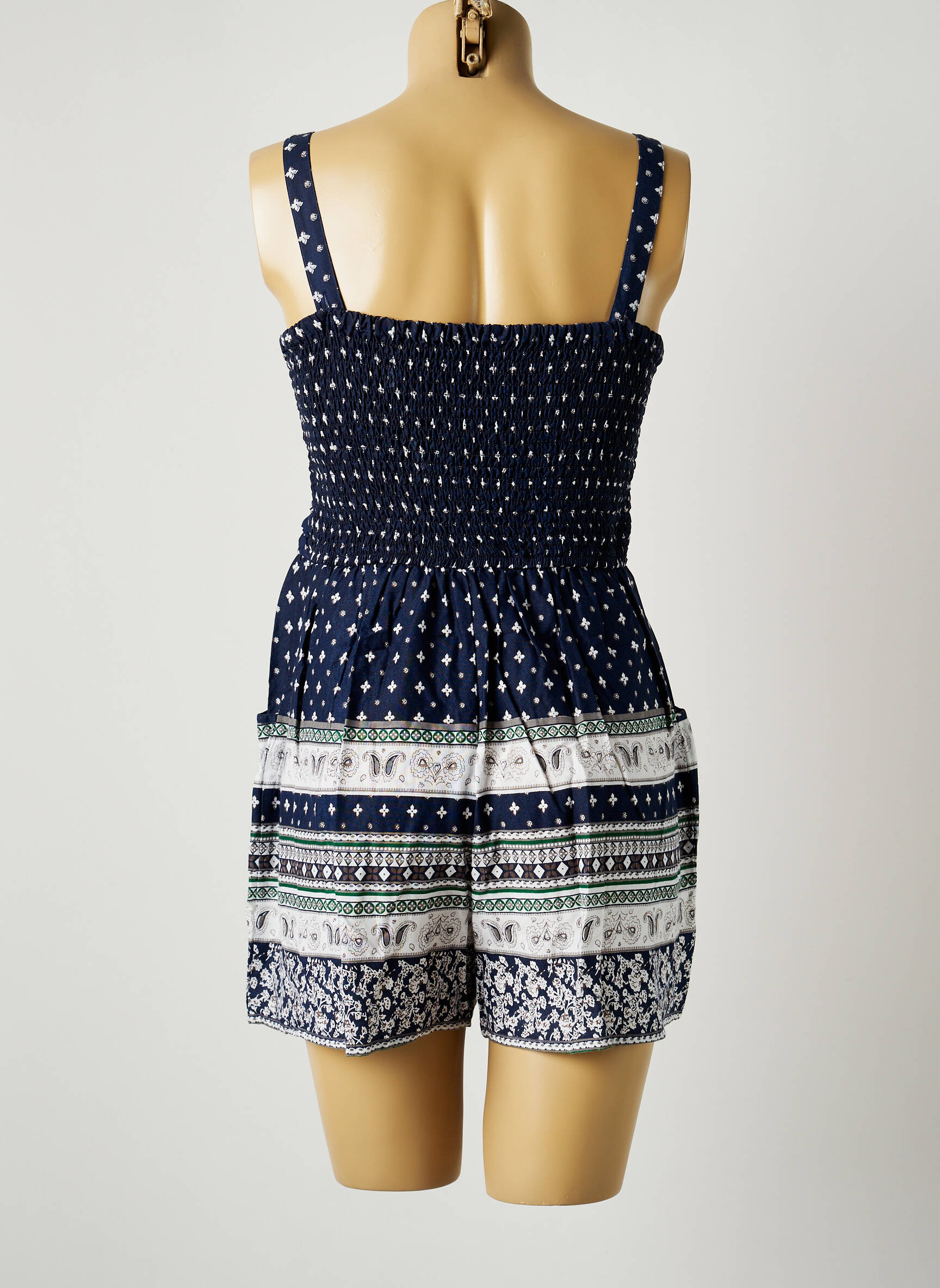 Ltb Combi Shorts Femme couleur bleu