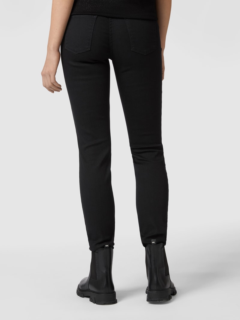 Dream Skinny Jeans aus Coloured Denim in schwarz