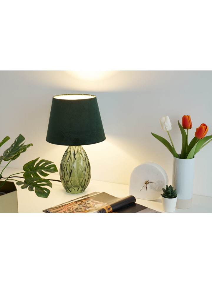 Pauleen Crystal Velvet Tischleuchte max20W E14 Grün 230V Glas/Stoff günstig kaufen onesize