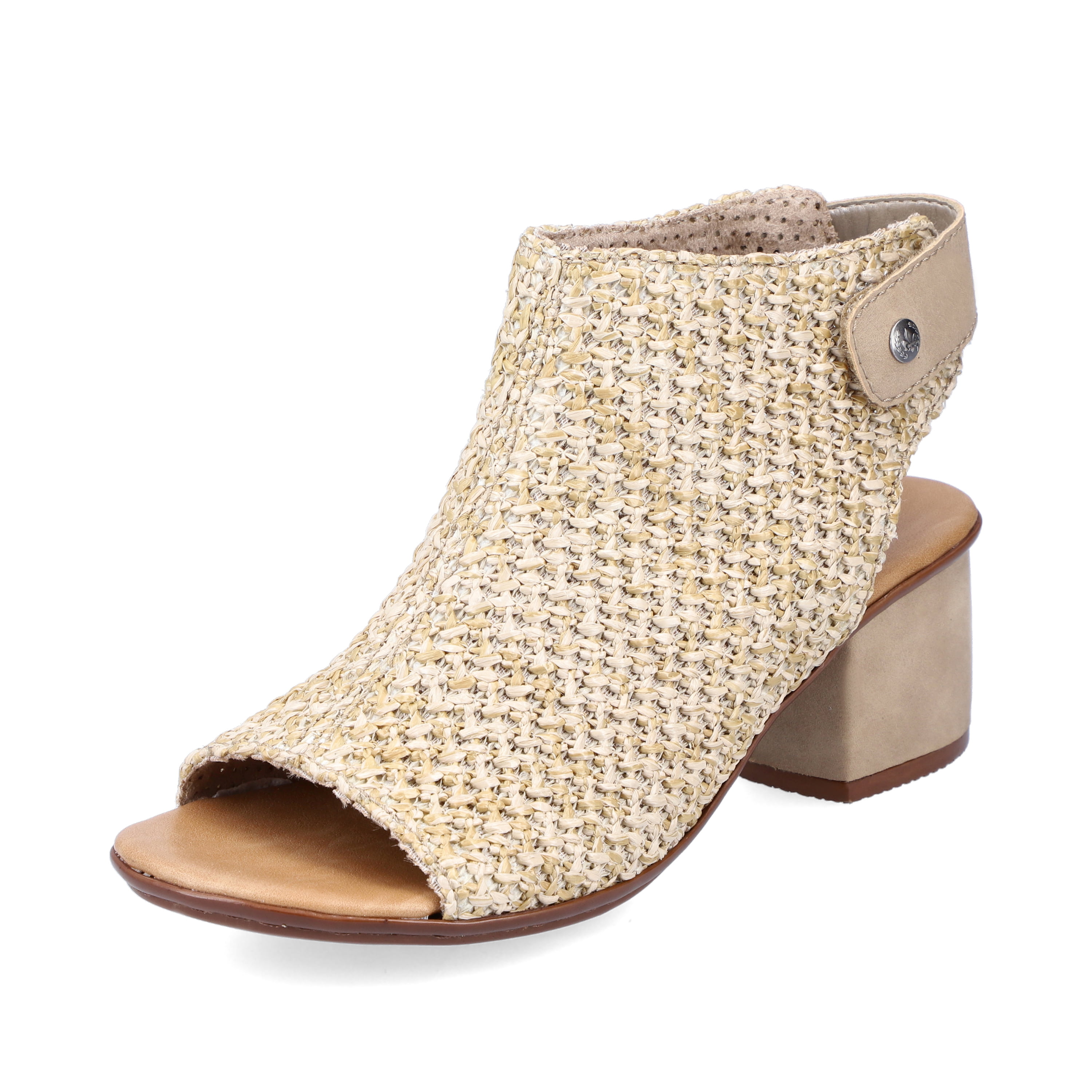 Rieker Damen Riemchensandaletten sandbeige