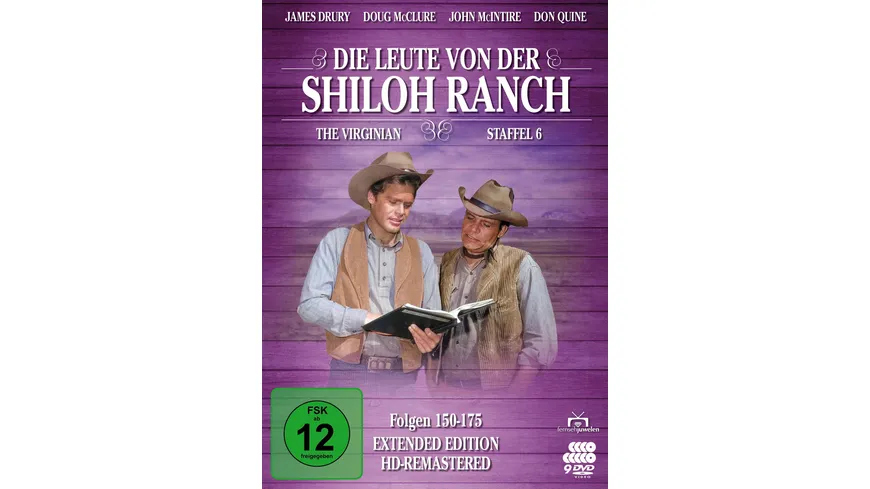 Die Leute von der Shiloh Ranch - Staffel 6 (HD-Remastered) (Fernsehjuwelen)  [9 DVDs]