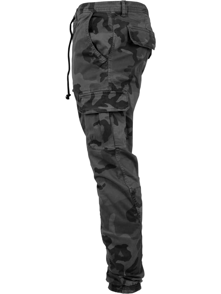 Urban Classics Urban Classics Cargo-Hosen in grey camo günstig kaufen