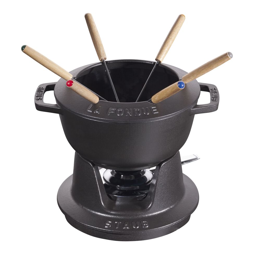 Fondue Set 18 cm, Schwarz