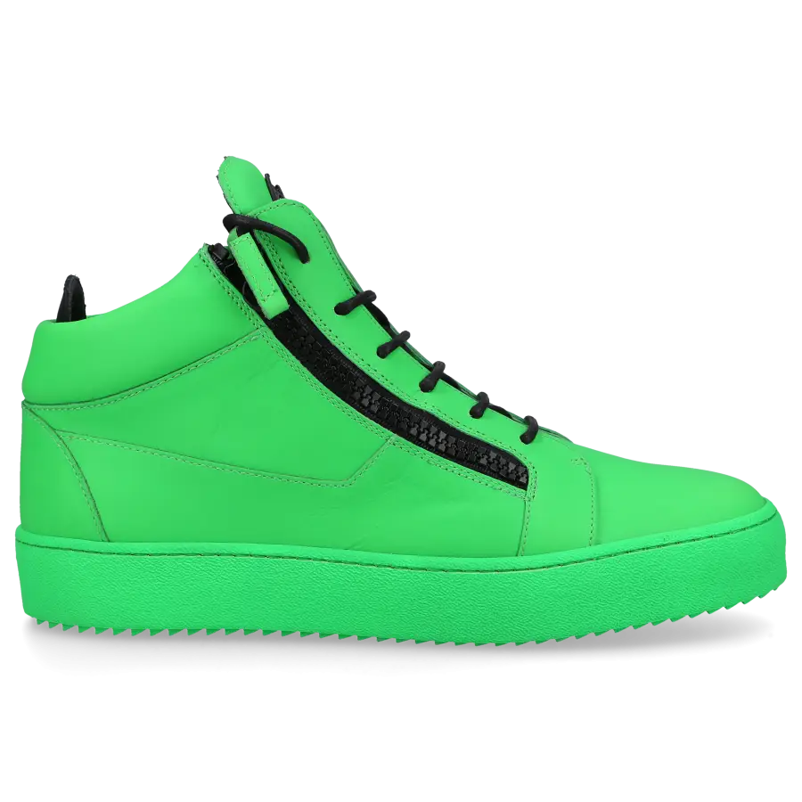 Giuseppe Zanotti - Sneaker high KRISS Kalbsleder - grün