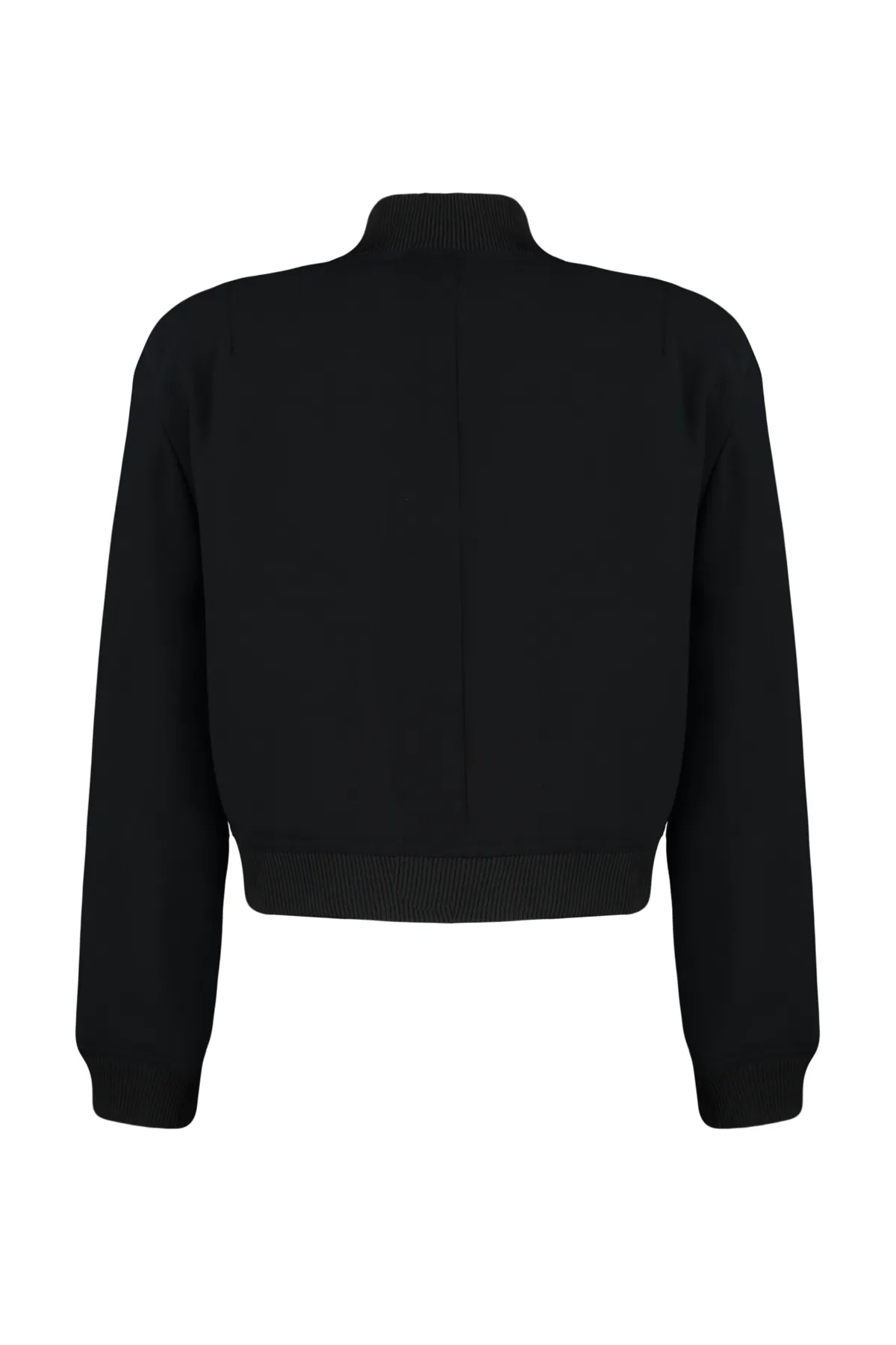 Trendyol Collection  Schwarze Premium-Bomber-Webjacke TWOAW24CE00047