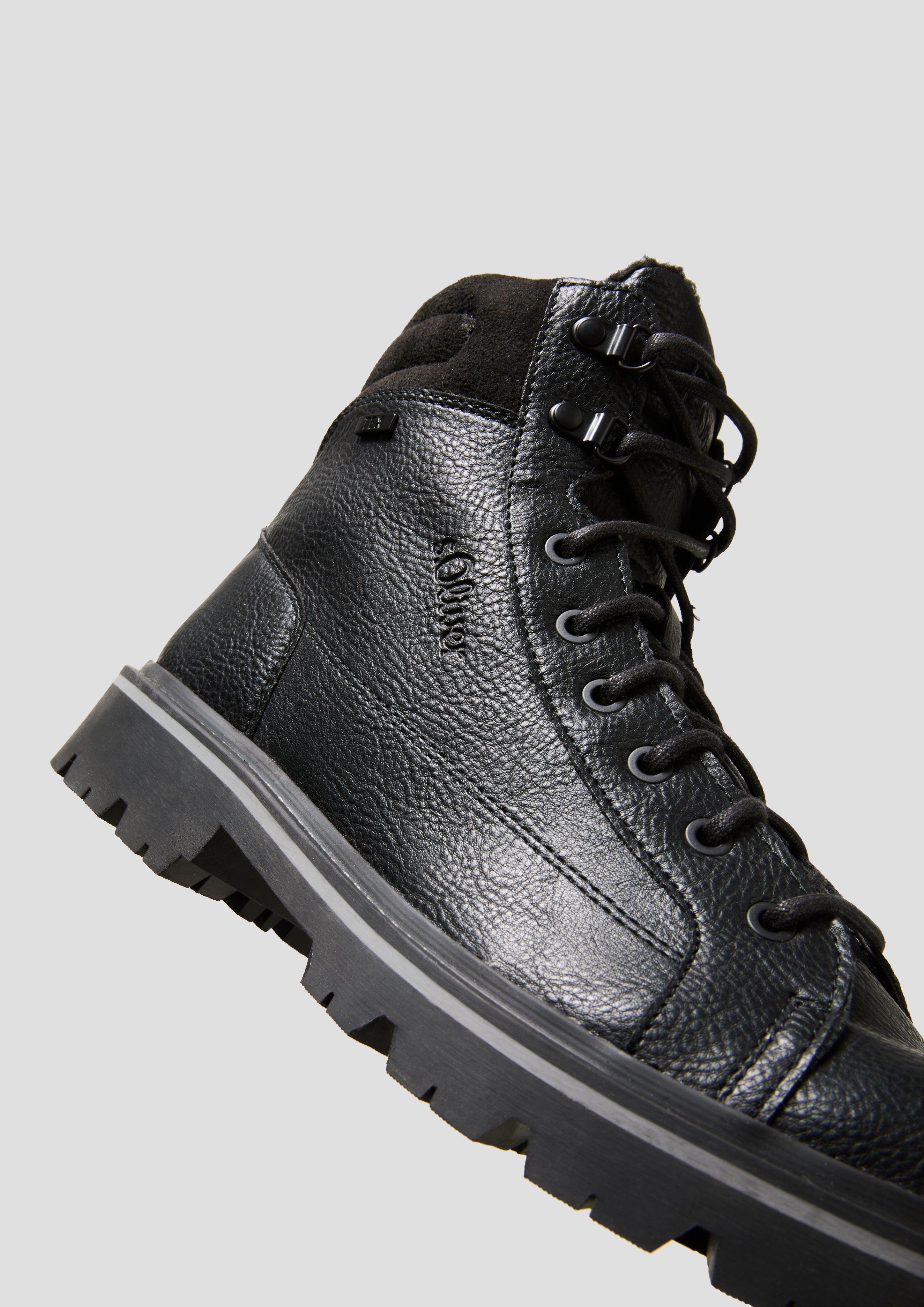 Gefütterte Schnür-Boots  6008624-001