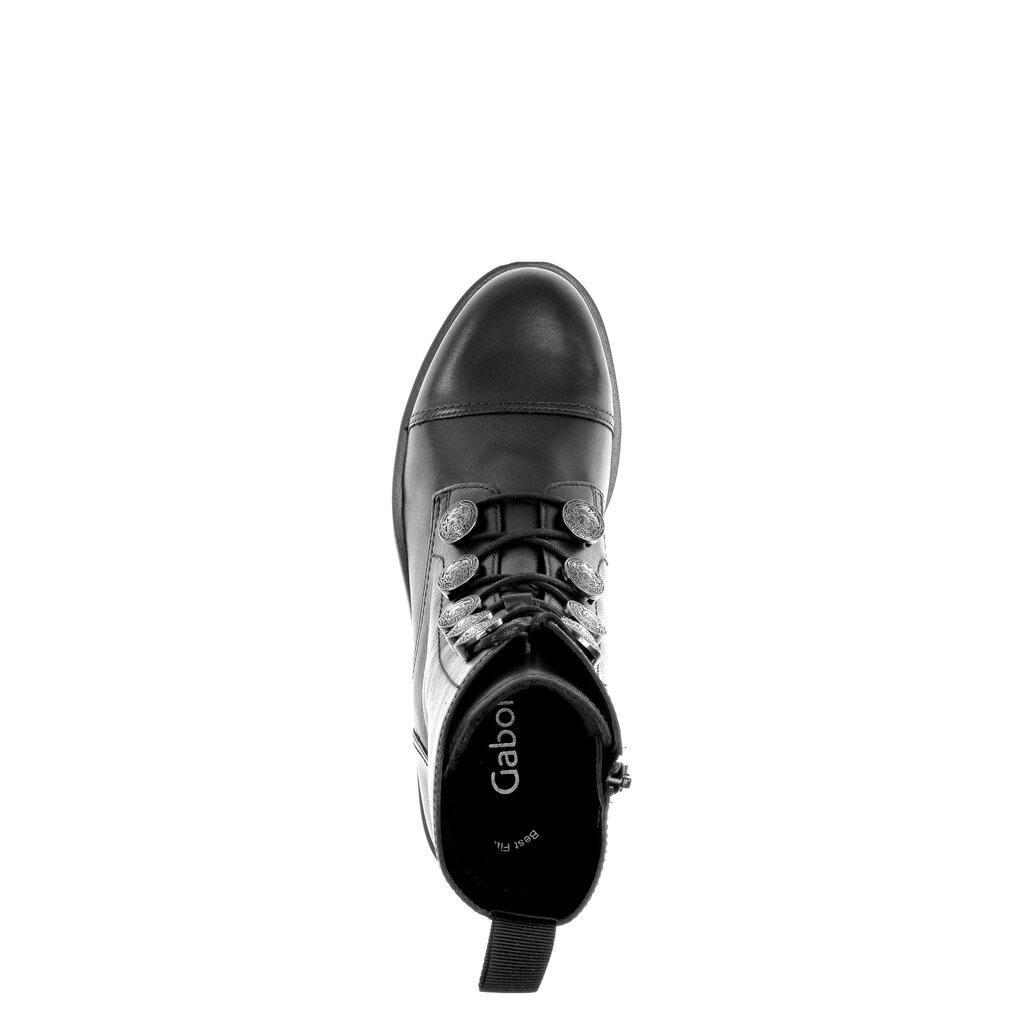 Gabor fashion Schnürstiefelette schwarz