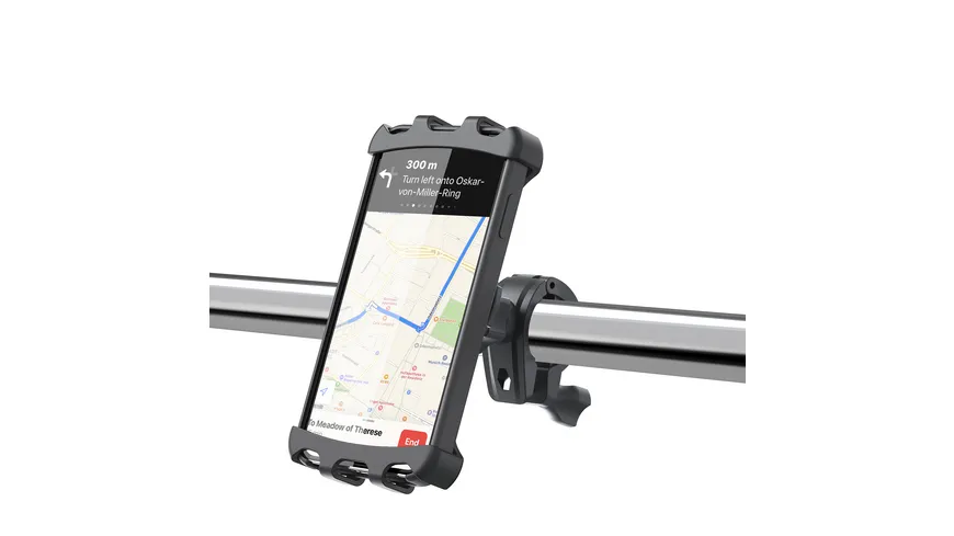 XLayer Fahrradhalterung Universal für Smartphones Schwarz