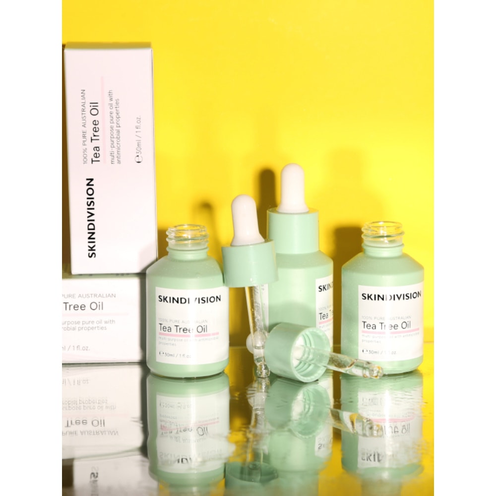 skindivision 100% d'huile d'arbre à thé pure huile multi-usages