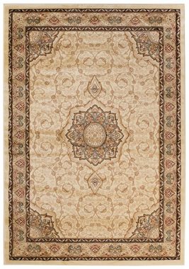 Orientteppich Oriente Teppich - Traditioneller Teppich Orient Beige, Mazovia, 60 x 100 cm, Geeignet für Fußbodenheizung, Pflegeleicht, Wohnzimmerteppich