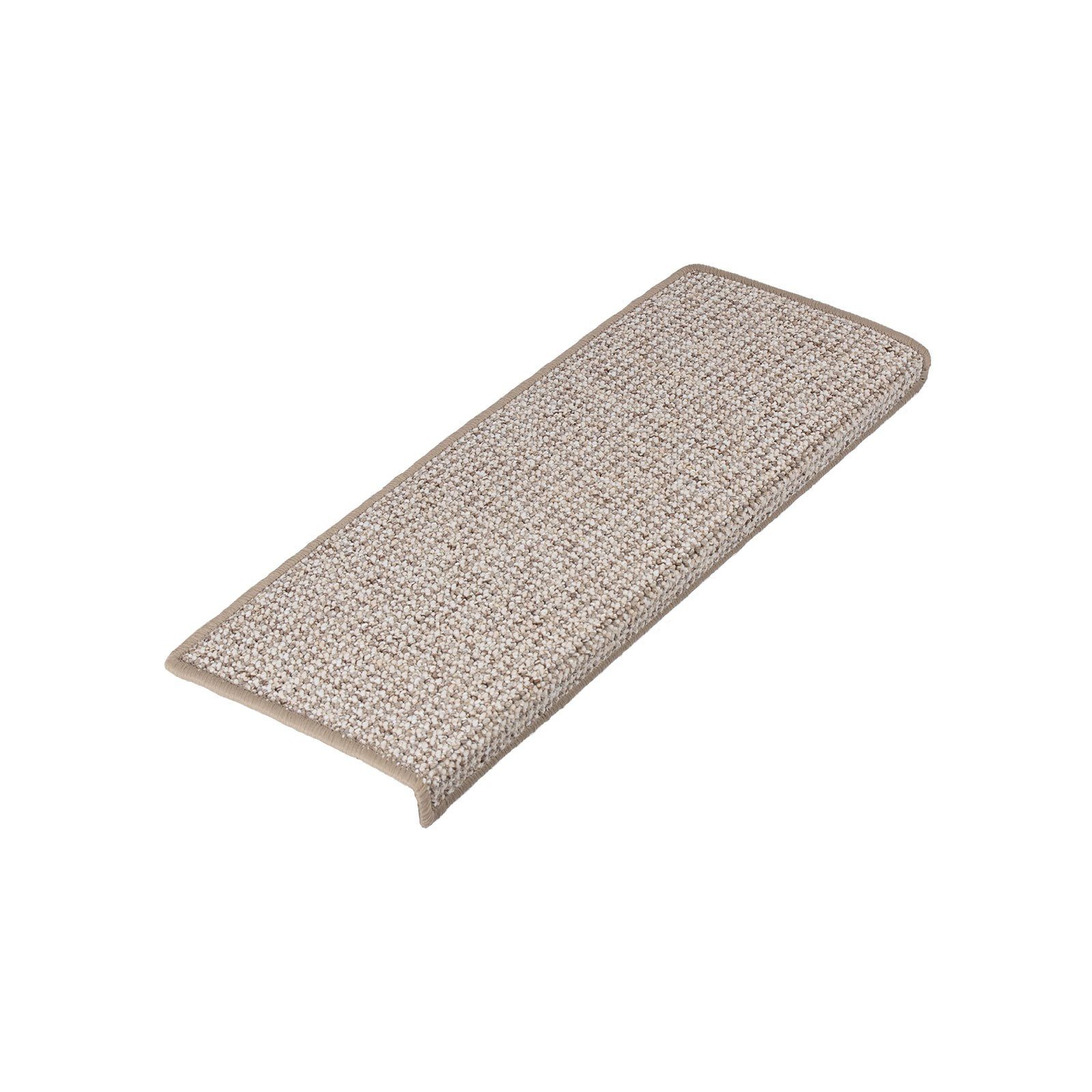 Stufenmatte Santorini, Treppenschoner, modernes Design, 2 Varianten, Treppenschutz, Karat, Rechteckig, Höhe: 7.5 mm
