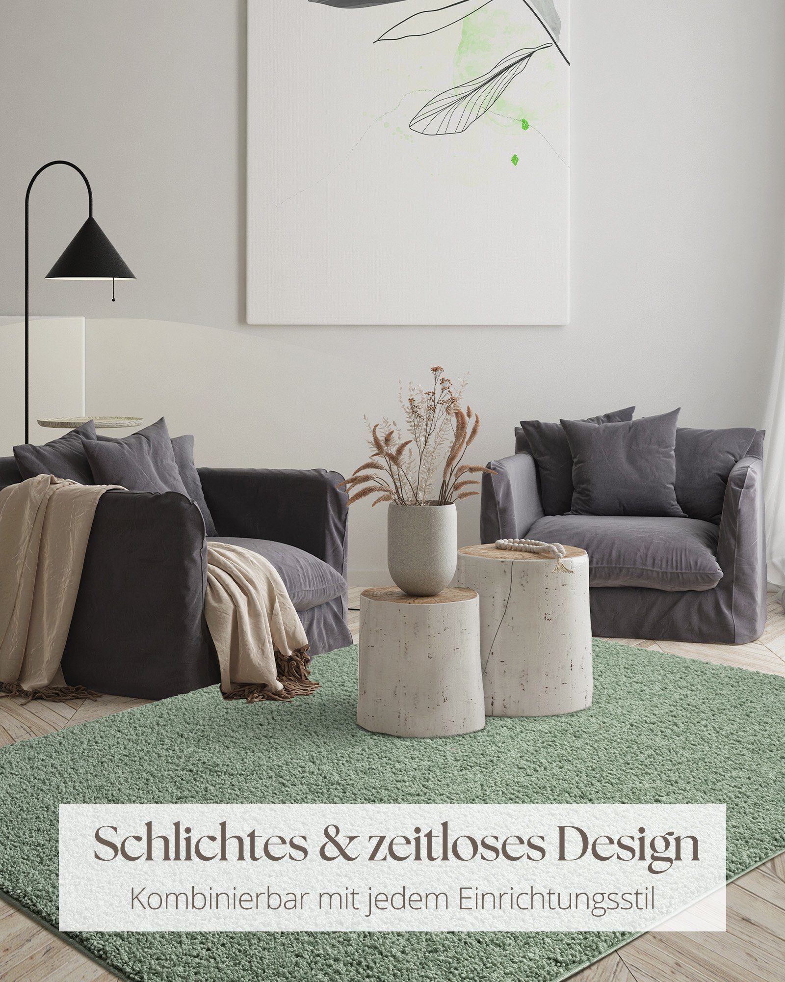Hochflor-Teppich Foxy Shaggy Teppich, the carpet, Rechteck, Höhe: 30 mm, Langflor, Wohnzimmer, Schlafzimmer, waschbar, Anti-Rutsch