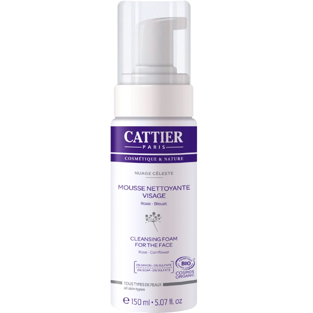 cattier Mousse Nettoyante - Nuage Céleste - 150ml Soins visage
