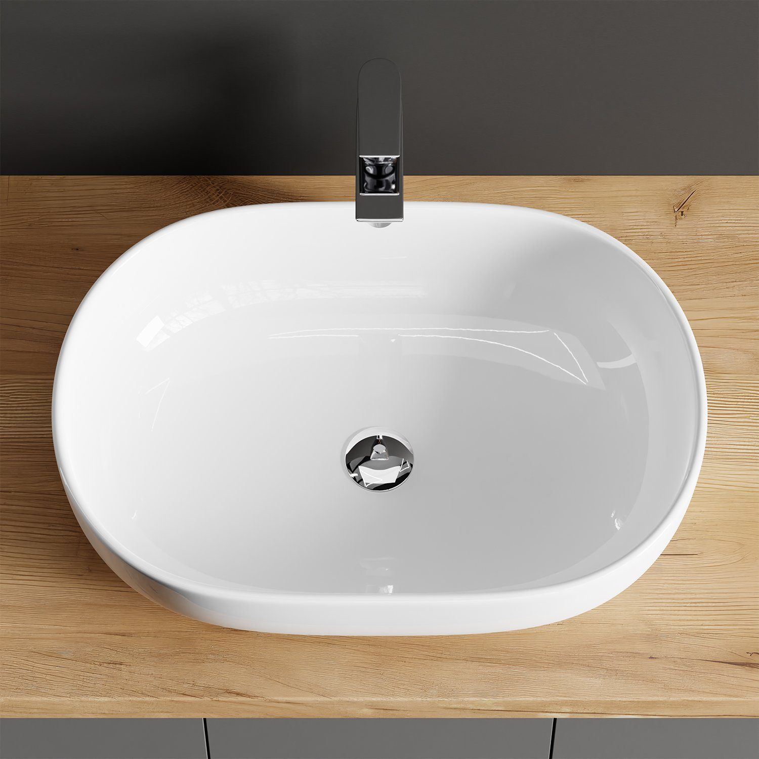 Planetmöbel Aufsatzwaschbecken Aufsatzwaschbecken 60cm