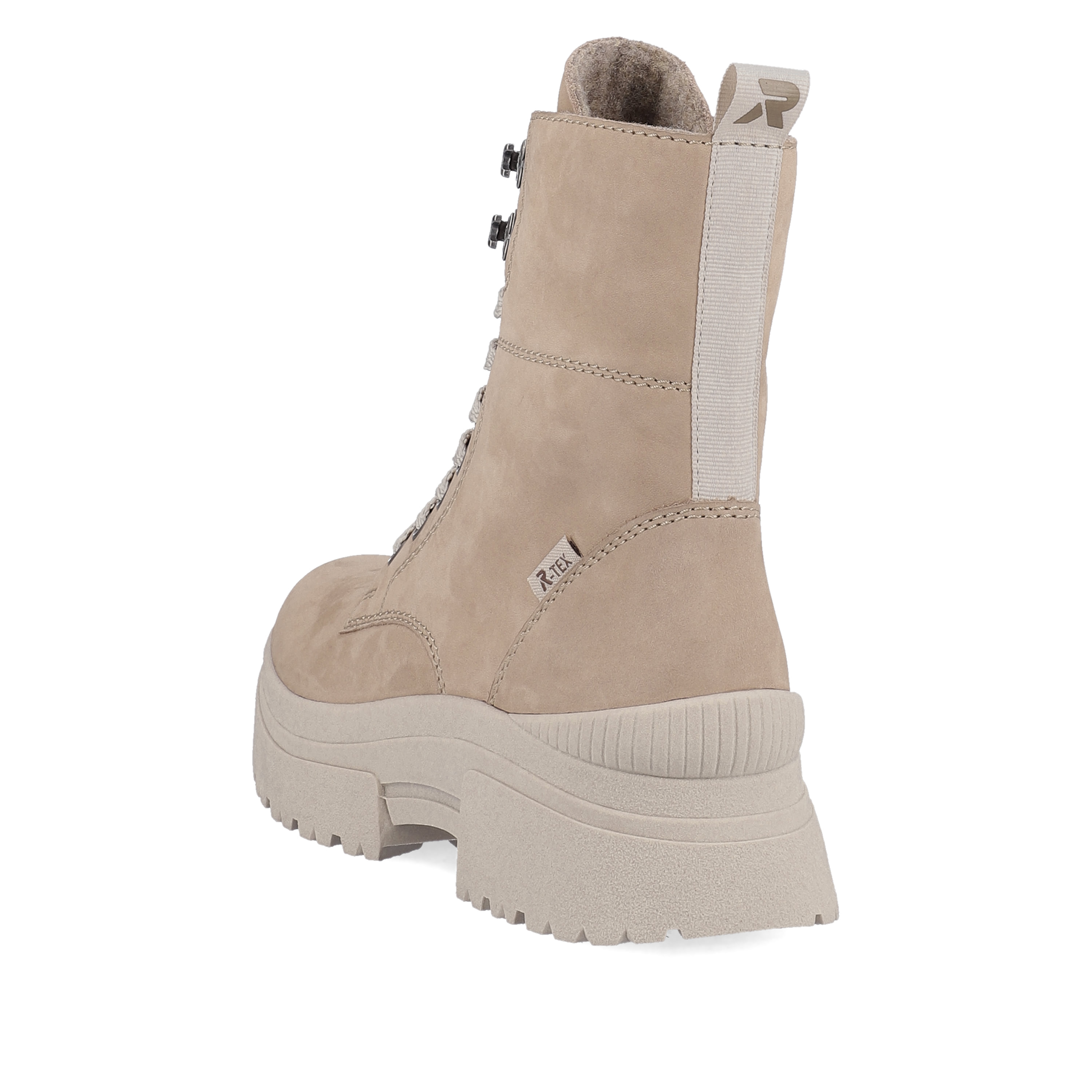 Rieker Damen Schnürstiefel clay beige