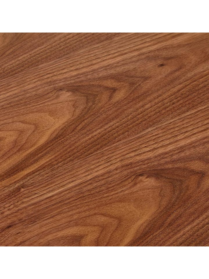 KADIMA DESIGN Schreibtisch 160x80 cm robust modern, Melaminholz & Metall in Braun-Weiß günstig kaufen