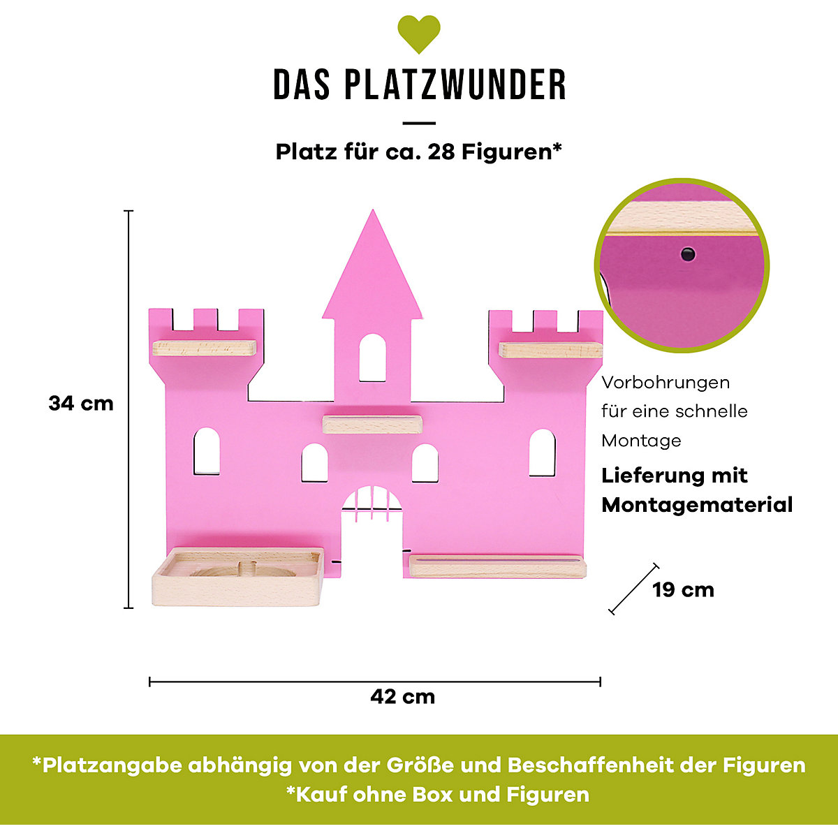 Schloss small, pink