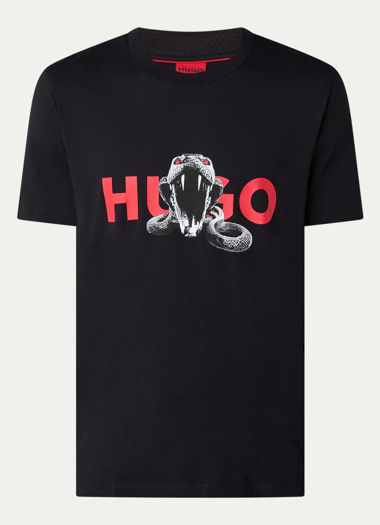 HUGO BOSS Deyladec póló logós nyomtatással
