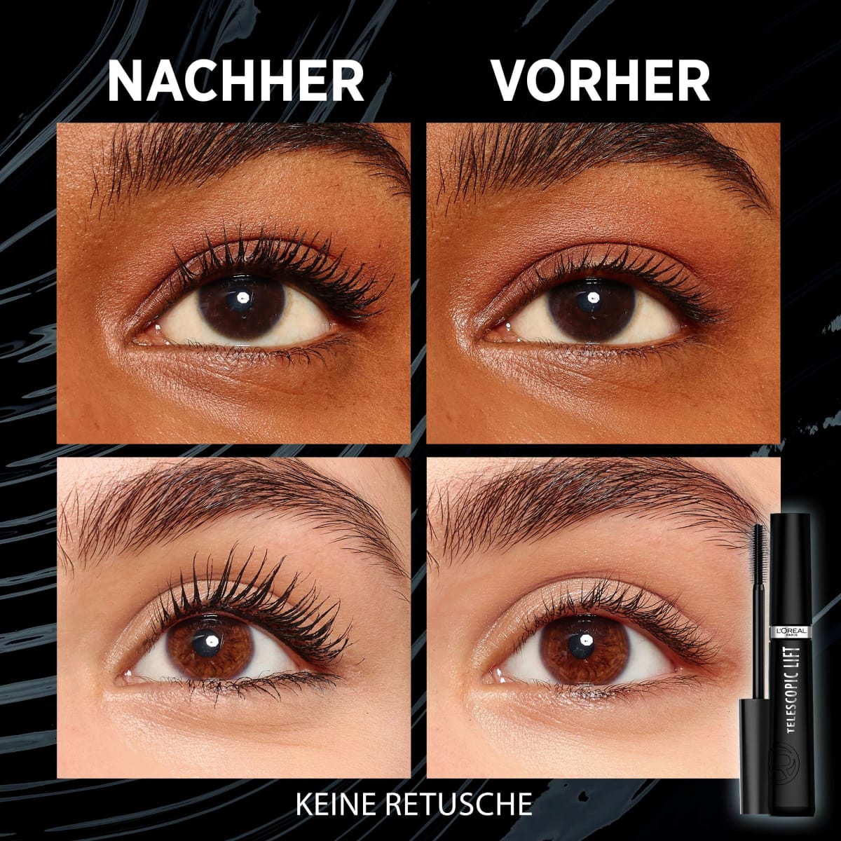 Mascara Telescopic Lift Black, 9,9 ml