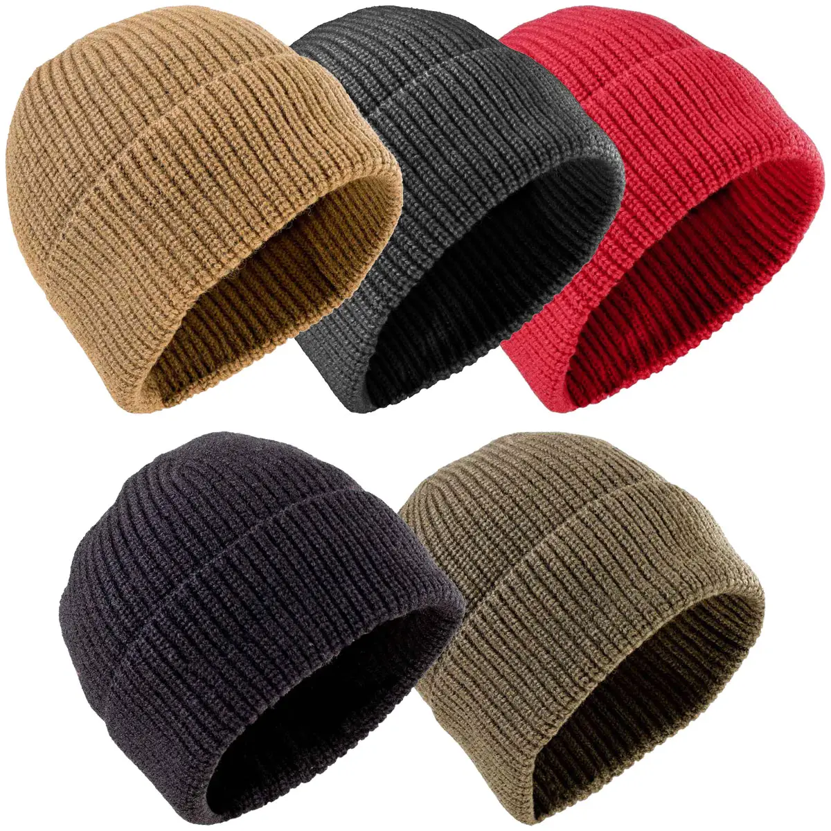 Rollmütze Merino Classic versch. Farben