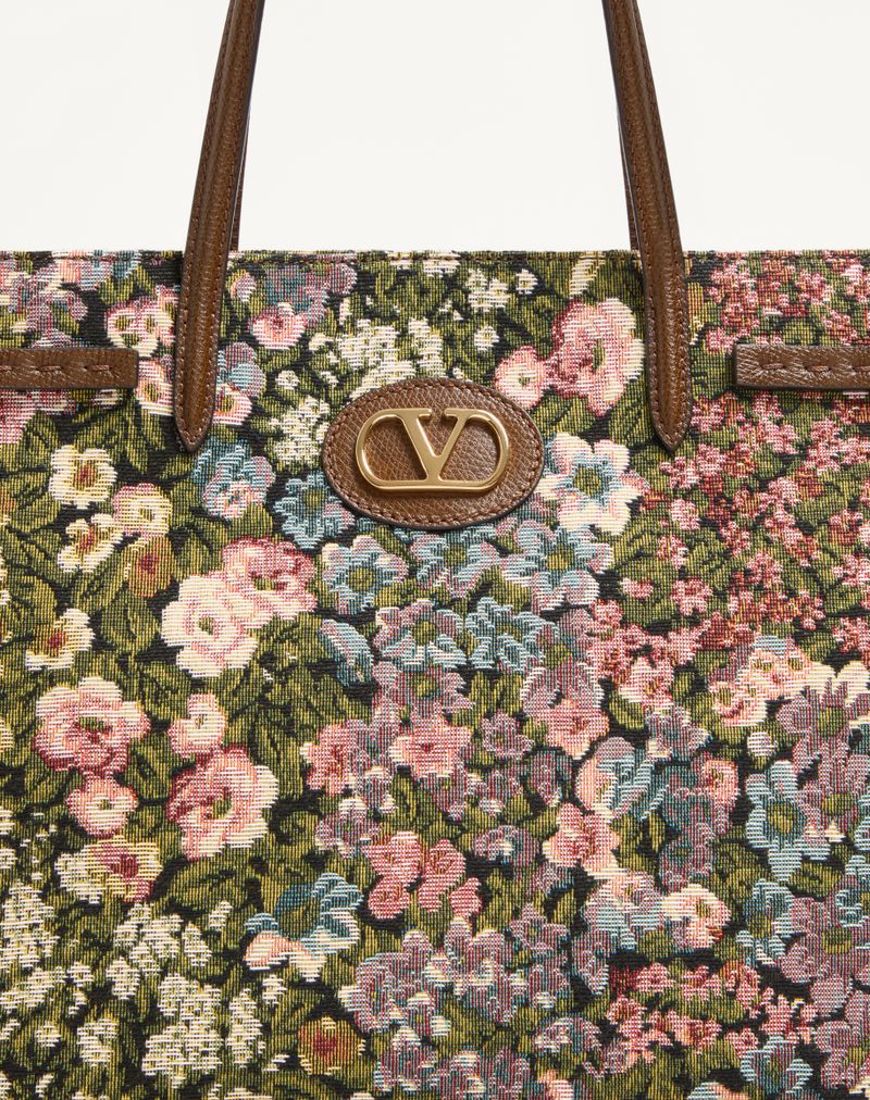 Sac cabas Valentino Garavani Antibes moyen en tissu jacquard Après l'Hiver