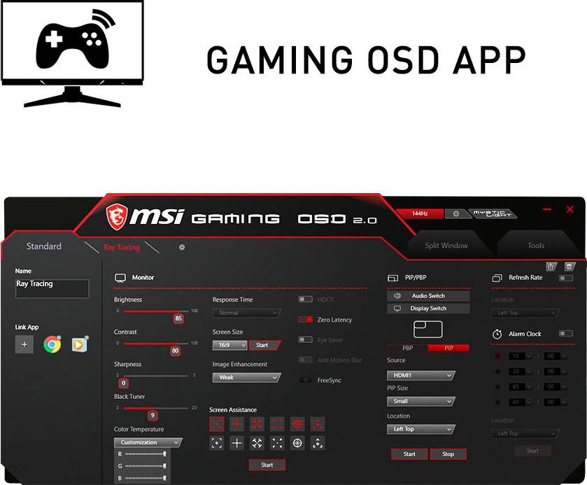 MSI Optix MAG301CR2 Curved-Gaming-LED-Monitor (76 cm/30 