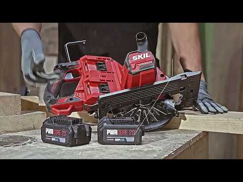 SKIL SW1E3572FA Krožna žaga 2x20V 66 mm brezkrtačna brez baterij in polnilnika v torbi