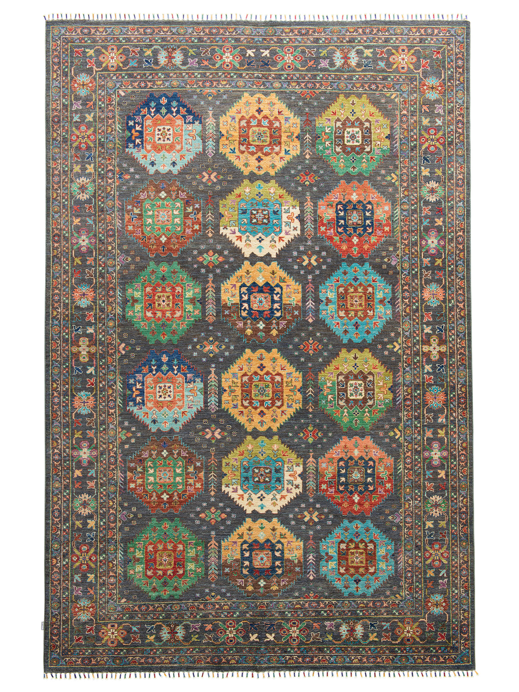 Kazak Ghazni ca. 208 x 314 cm, Unikat / Einzelstück