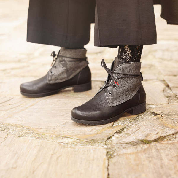 DENK! Stiefelette - Schwarz/Kombi