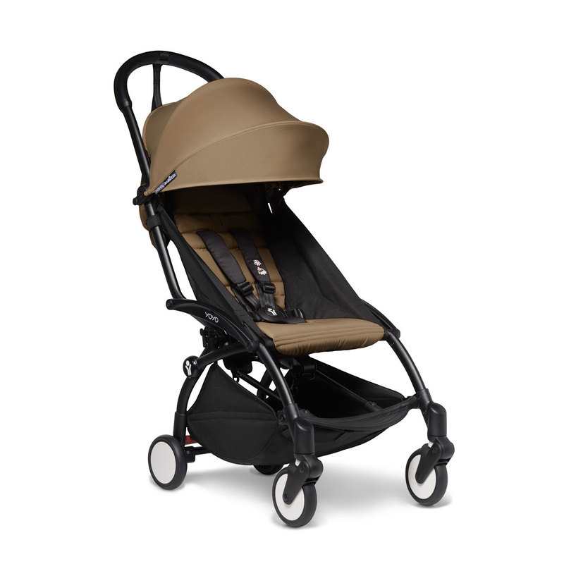 Poussette yoyo2 4 roues châssis noir assise 6+ toffee Babyzen
