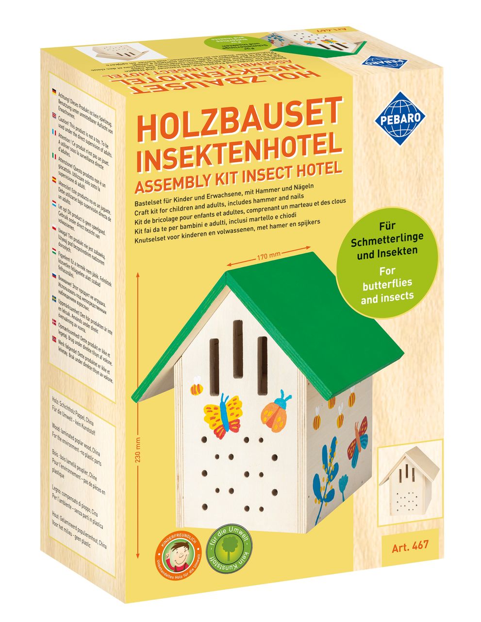PEBARO Holzbauset Insektenhotel