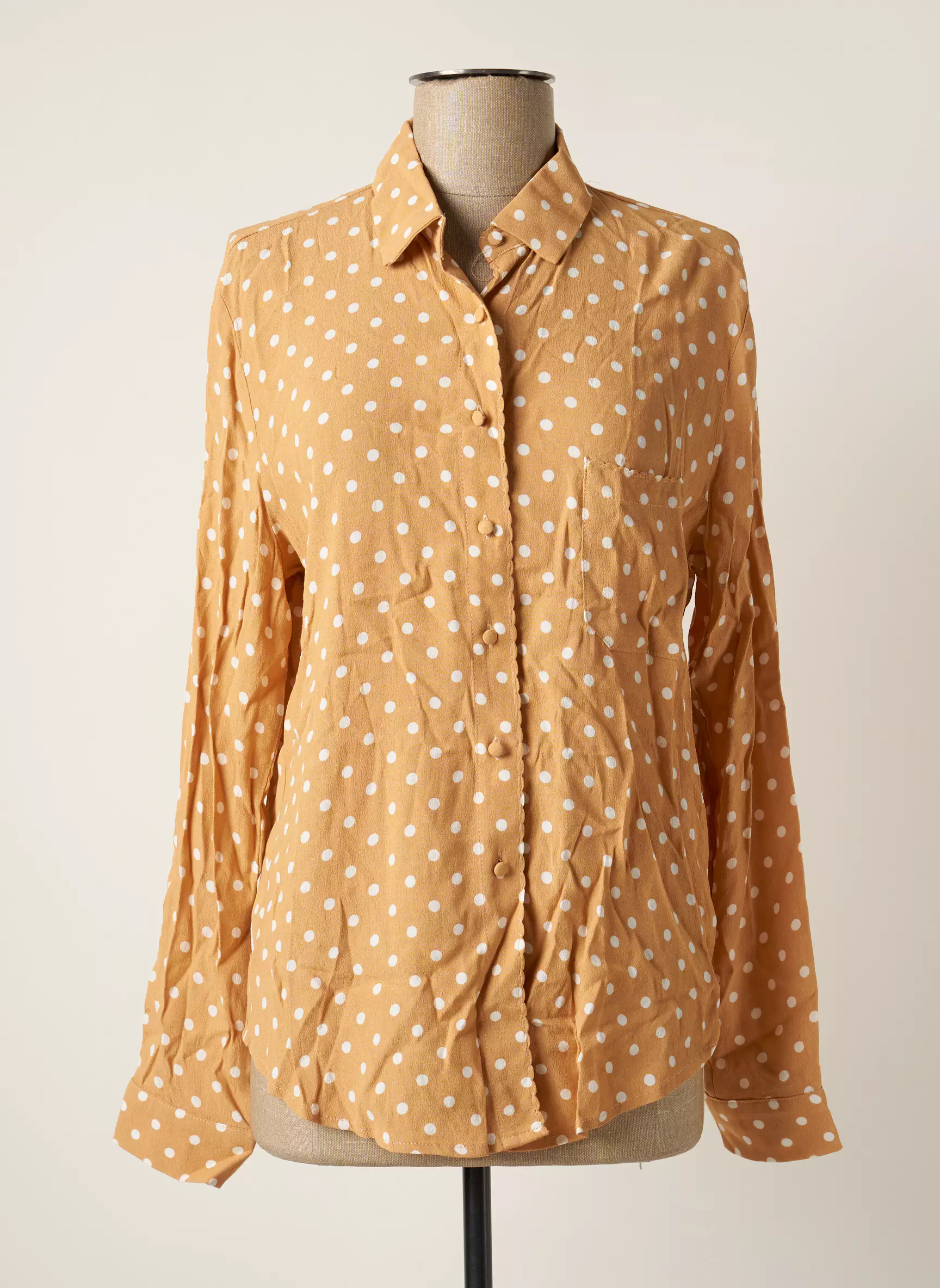 Grace Mila Chemisiers Femme couleur beige