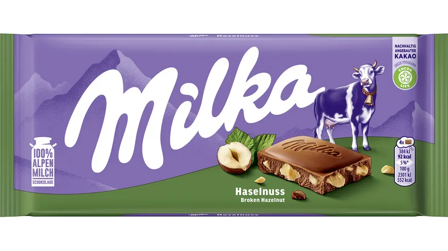 Milka Schokoladentafel Haselnuss 100 g