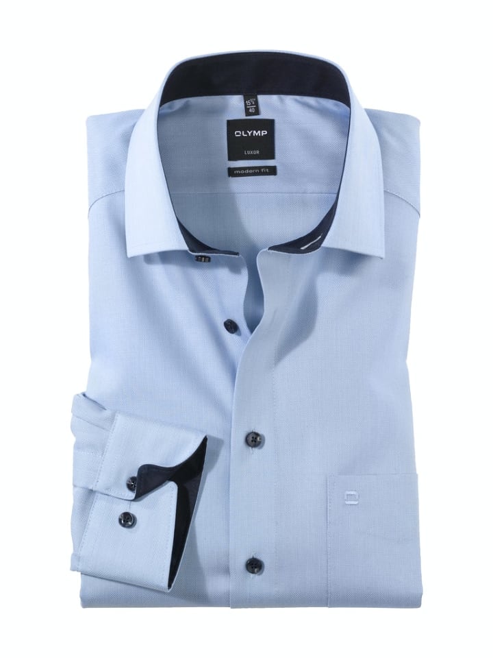 OLYMP  Hemd Luxor in Blau günstig kaufen