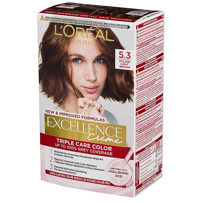 Loreal L'Oréal hårfarge 5.3 lys gyldenbrun
