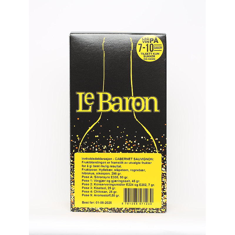 Rød sauvignon Le Baron