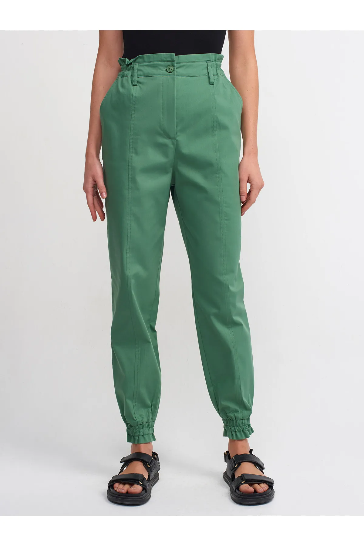 Dilvin  Hose - Grün - Straight