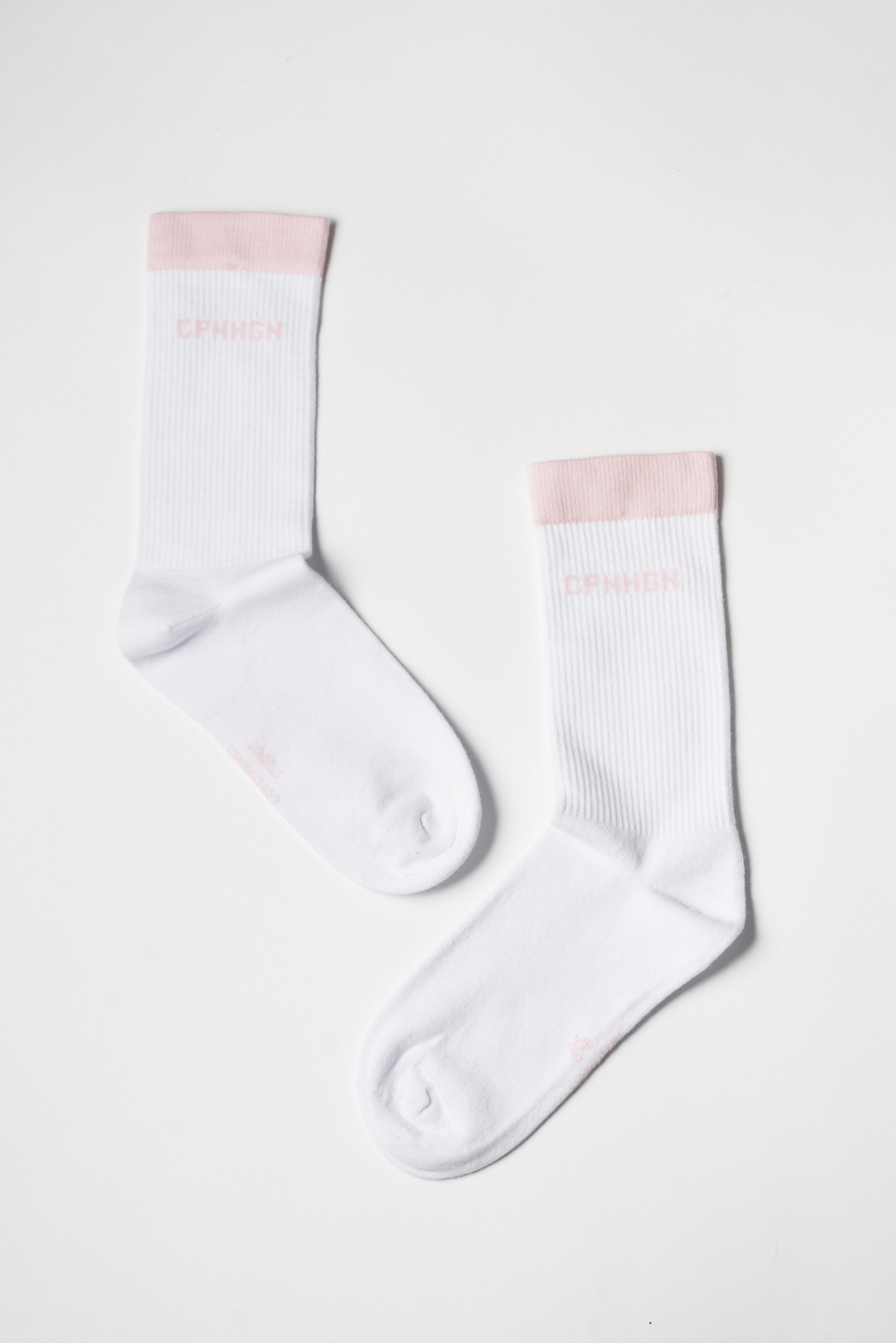 CPH SOCKS 2 cotton blend white/light rose