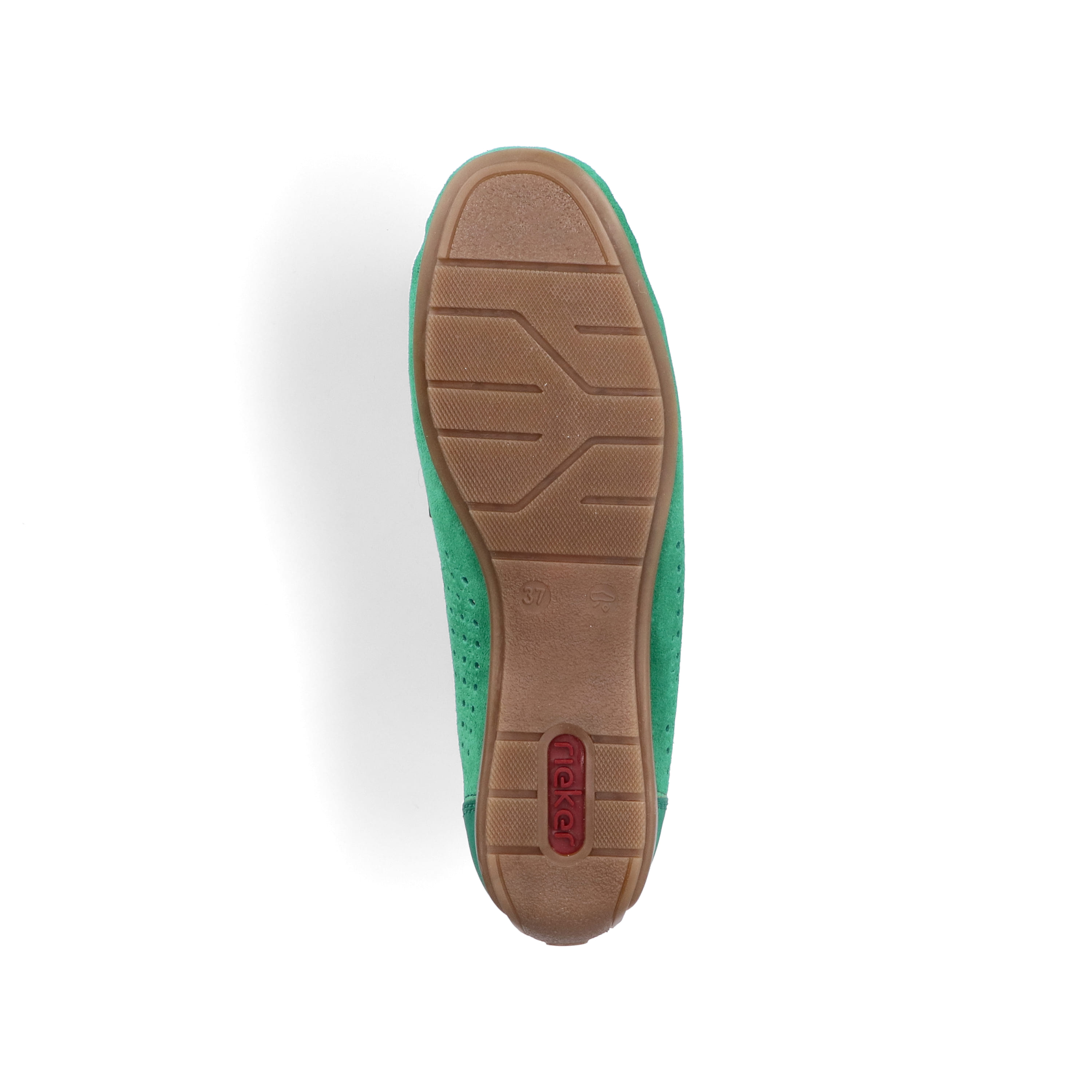 Rieker Damen Loafer grasgrün